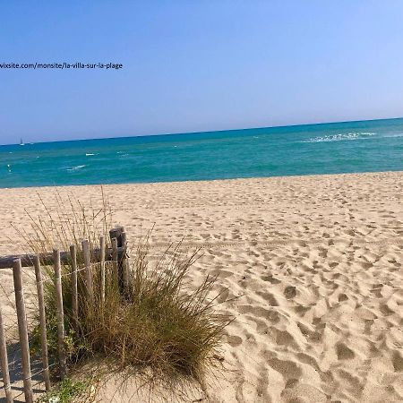 Barcaresa-Villa Sur Le Sable Vue Mer Panoramique Piscine Clim Wifi Le Barcarès Dış mekan fotoğraf