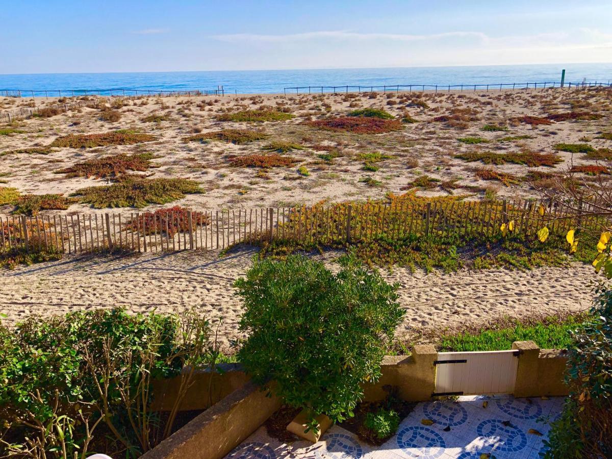 Barcaresa-Villa Sur Le Sable Vue Mer Panoramique Piscine Clim Wifi Le Barcarès Dış mekan fotoğraf