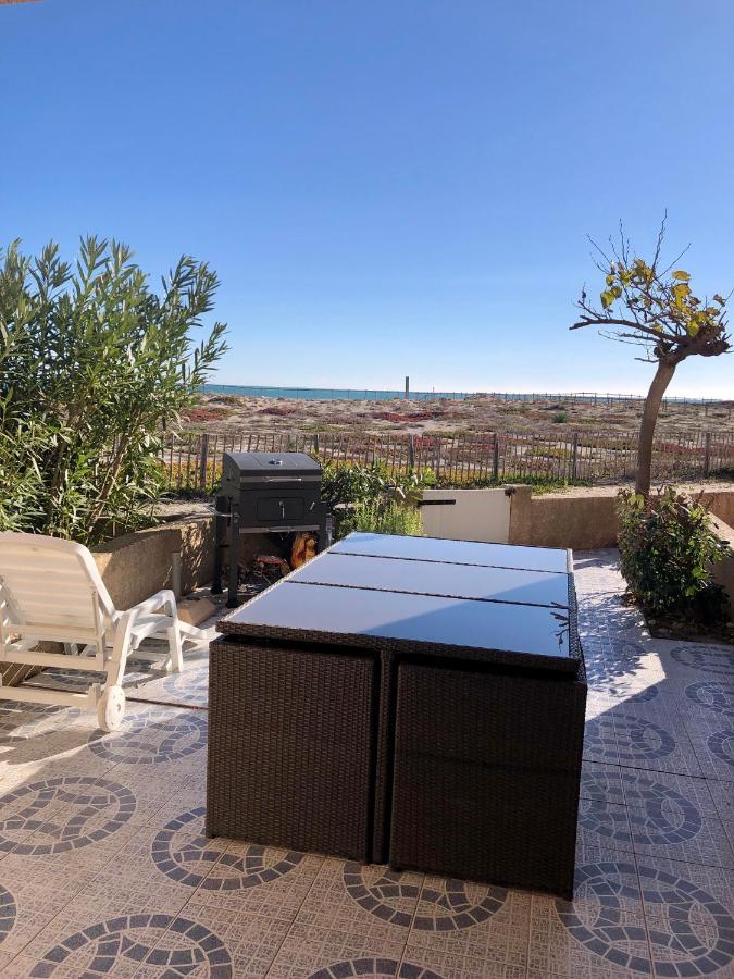 Barcaresa-Villa Sur Le Sable Vue Mer Panoramique Piscine Clim Wifi Le Barcarès Dış mekan fotoğraf